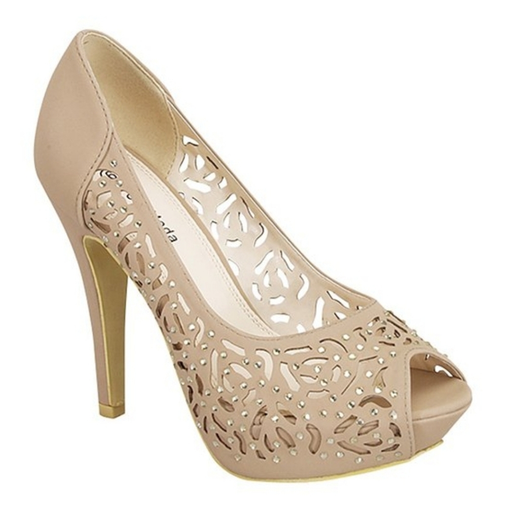 Top Moda peep toe pump